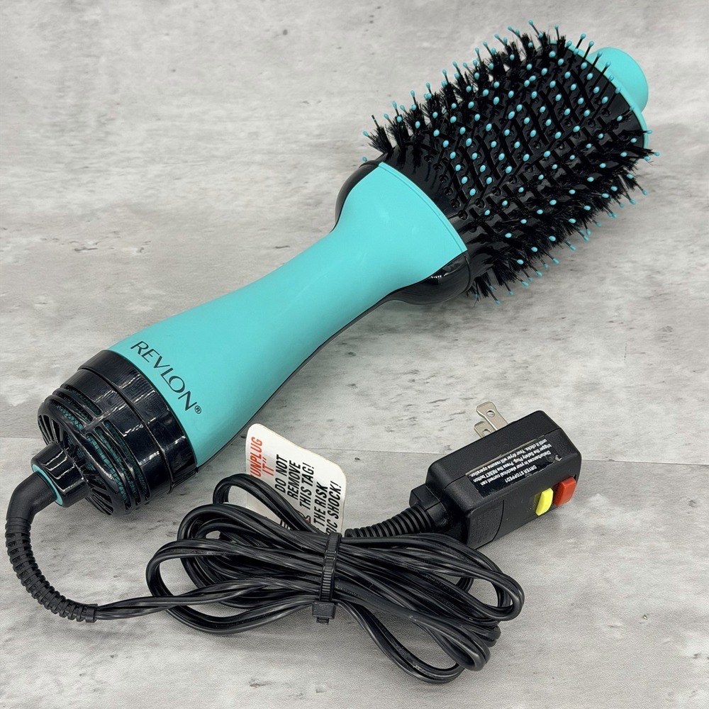 Revlon One-Step Hair Volumizer - Blowout Brush Black RVDR5222 Turquoise Tested